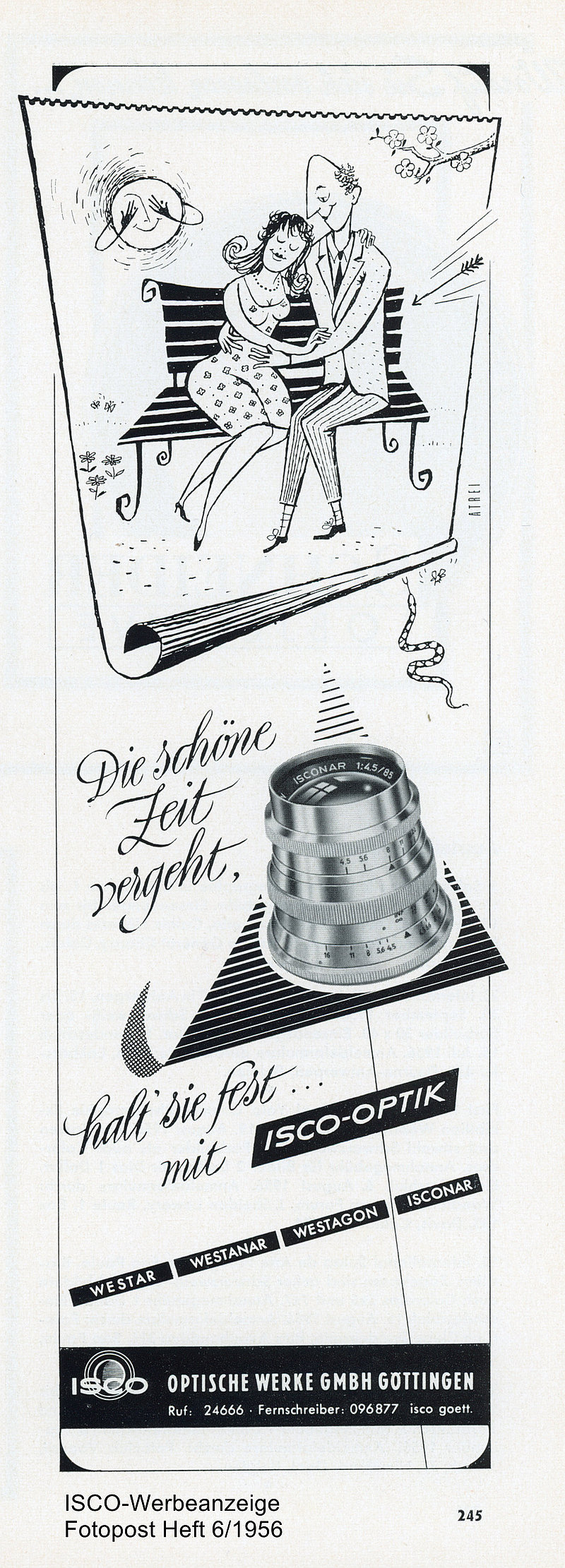 ISCO-Anzeige 1956