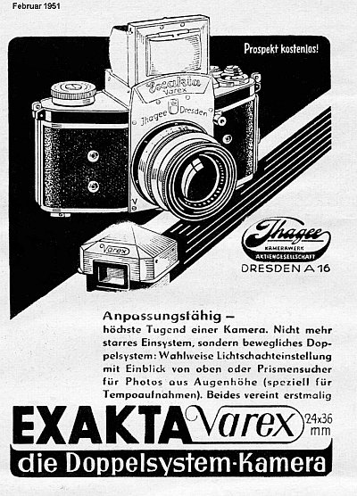 Varex Anzeige 1951