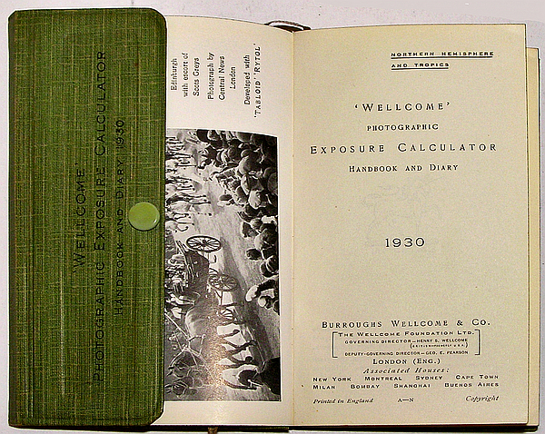 Wellcome Kalender 1930