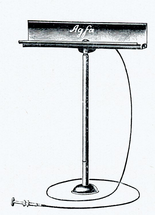 Grosse Agfa-Blitzlampe