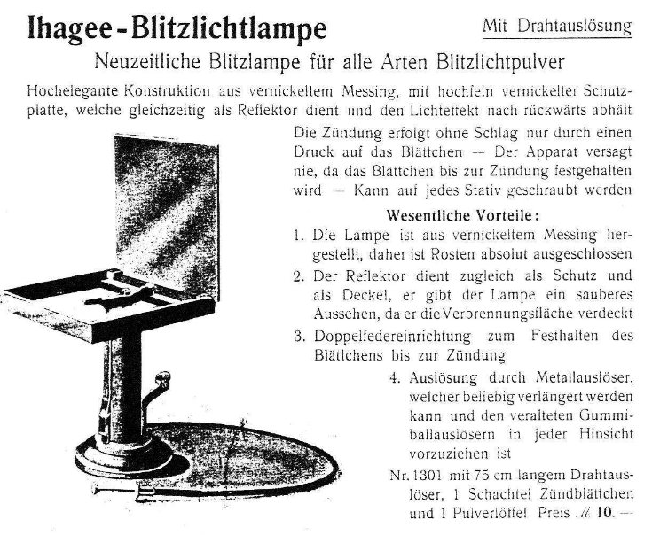 Ihagee-Blitzlichtlampe
