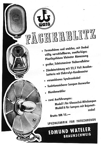 WATA Fächerblitz Anzeige