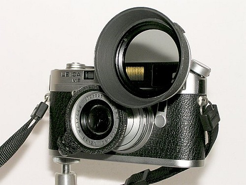 Leica mit Polfilter